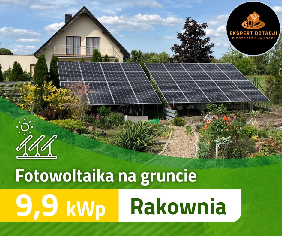 Realizacja paneli fotowoltaicznych w miejscowości Rakownia