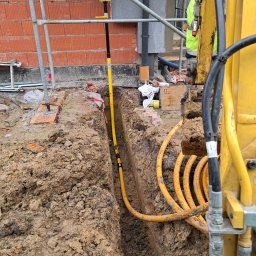 Wykop pod przyłącze gazowe 