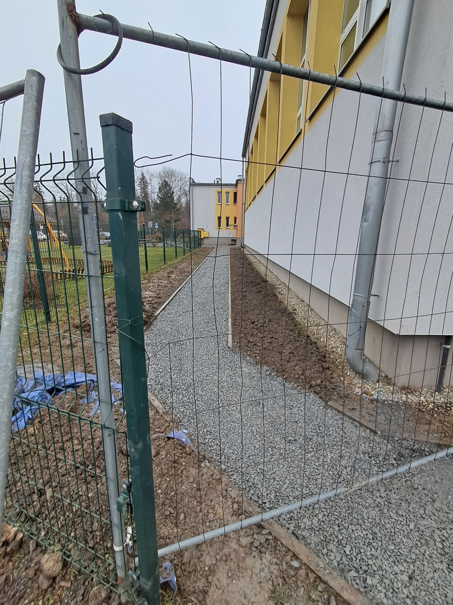 Plantowanie oraz chodniczek