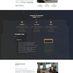 Strona internetowa dla biura rachunkowego