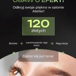 Baner reklamowy do salonu kosmetologicznego.