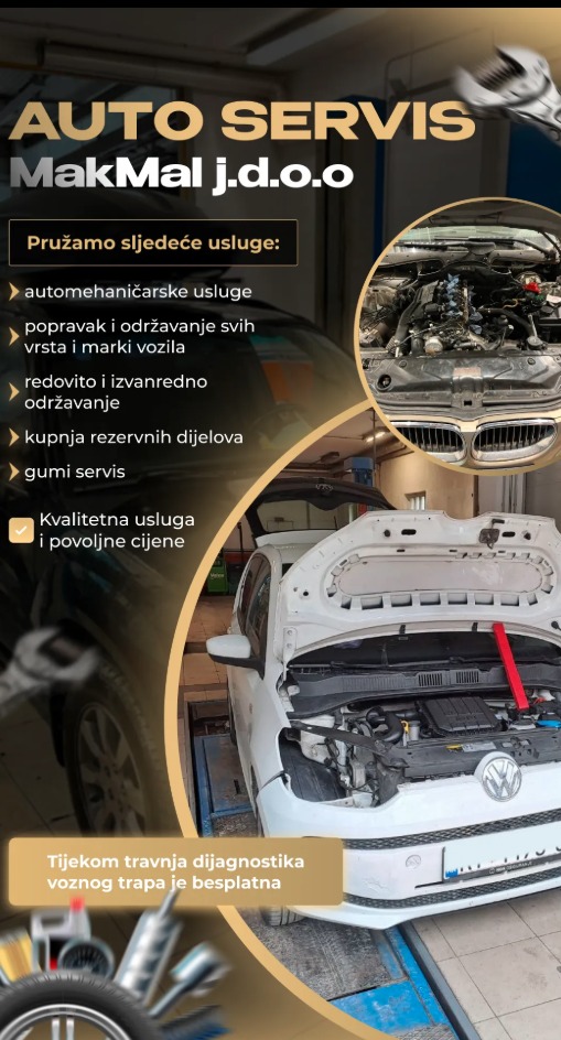 Baner reklamowy dla mechanika samochodowego