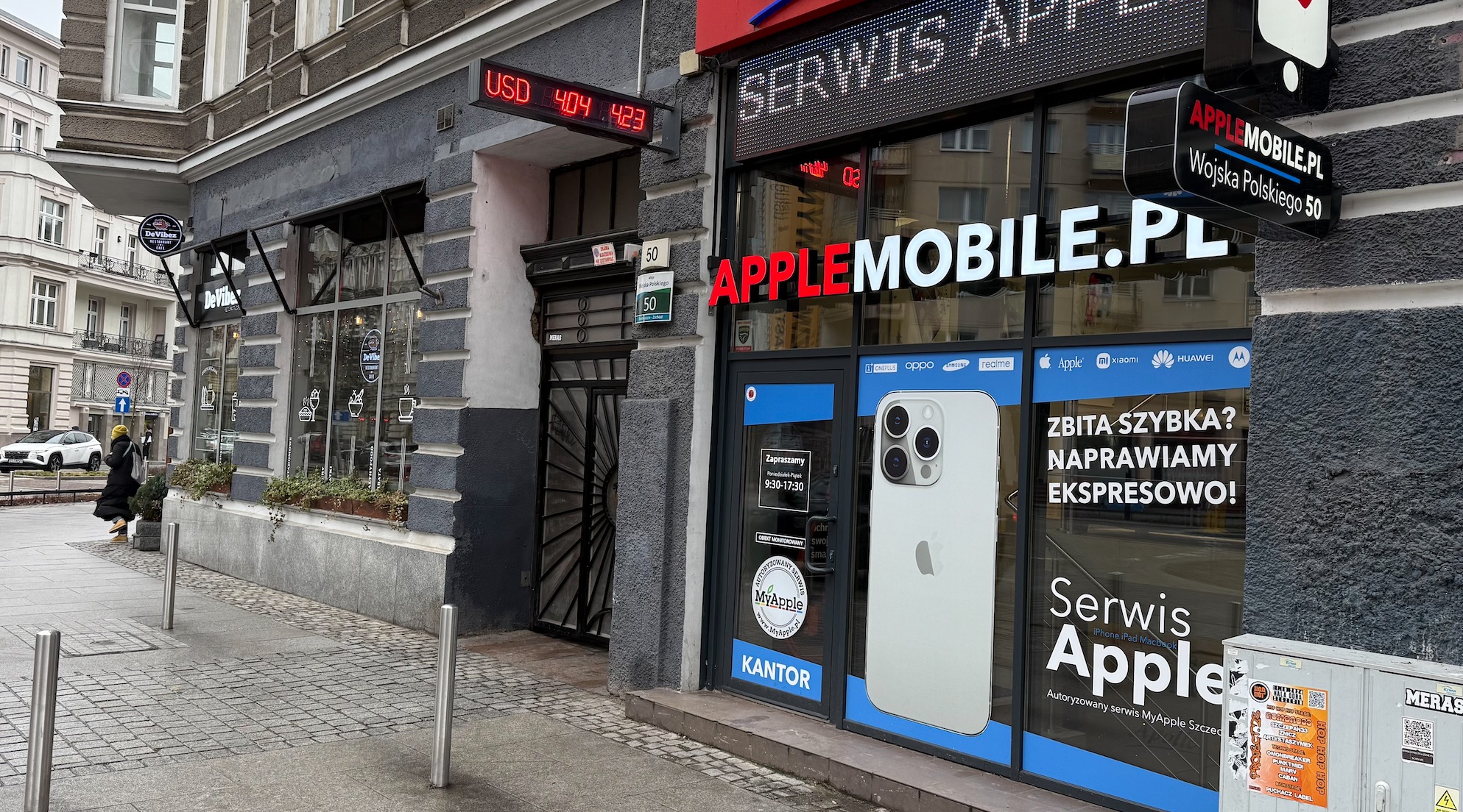 Siedziba firmy APPLEMOBILE w Szczecinie.