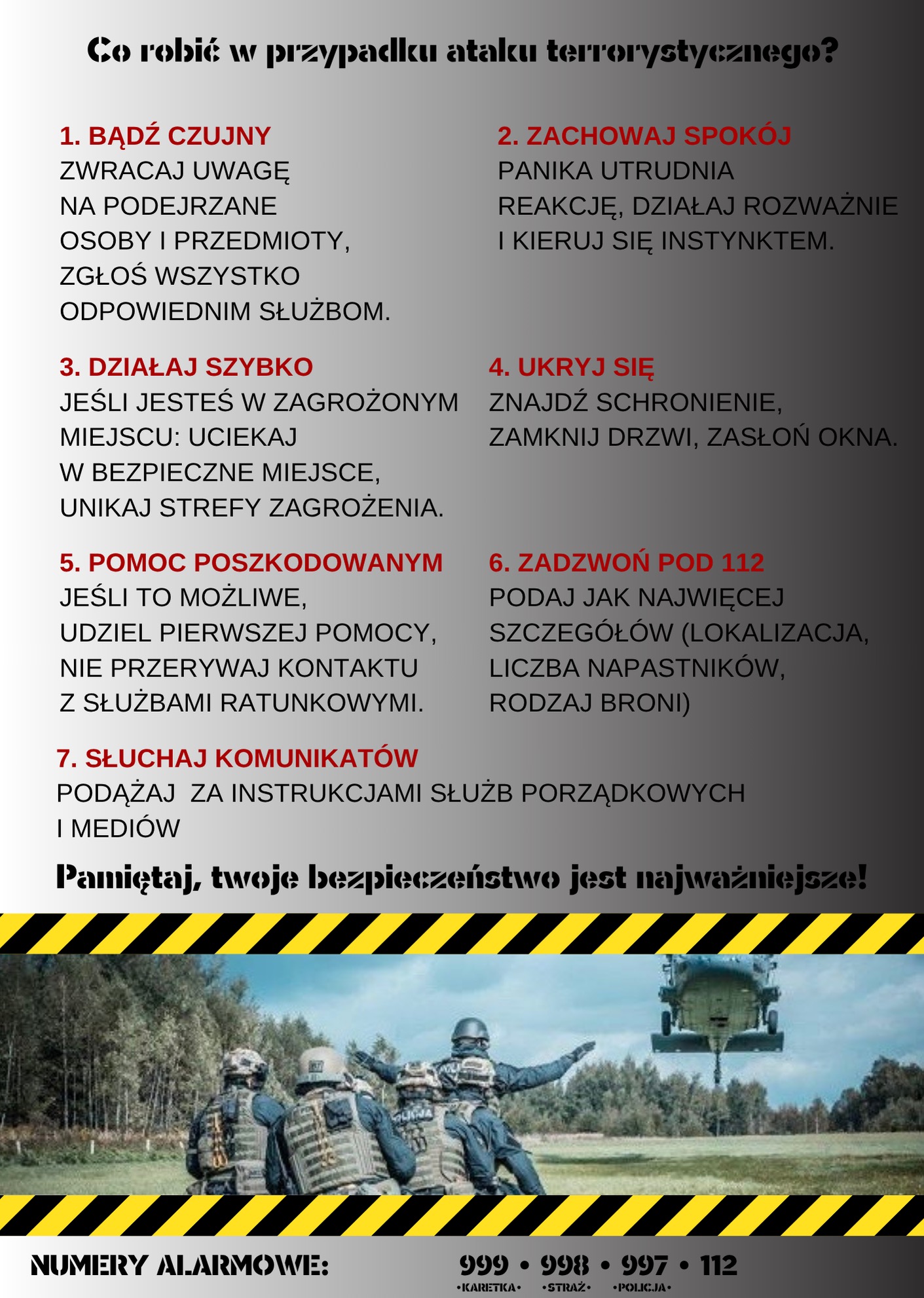 Projekt ulotki, strona 1/1.