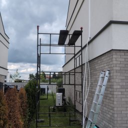 CLIMATIX - Klimatyzacja Warszawa i okolice Montaż i Serwis Klimatyzacji - Montaż na wysokości - montaż jednostki multisplit - Falenty Nowe