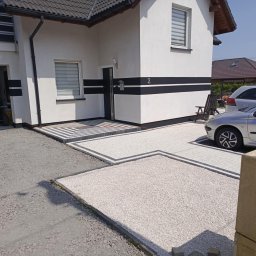 Układanie kostki brukowej Zabrzeg 1