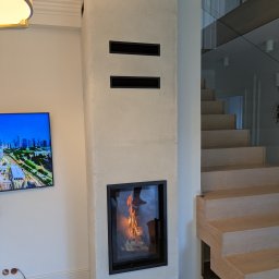 Kominki u Marka Marek Wójcik - Szybki Czysty montaż kominka w domu zamieszkałym.