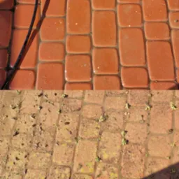 Czyszczenie mocno zabrudzonej kostki .