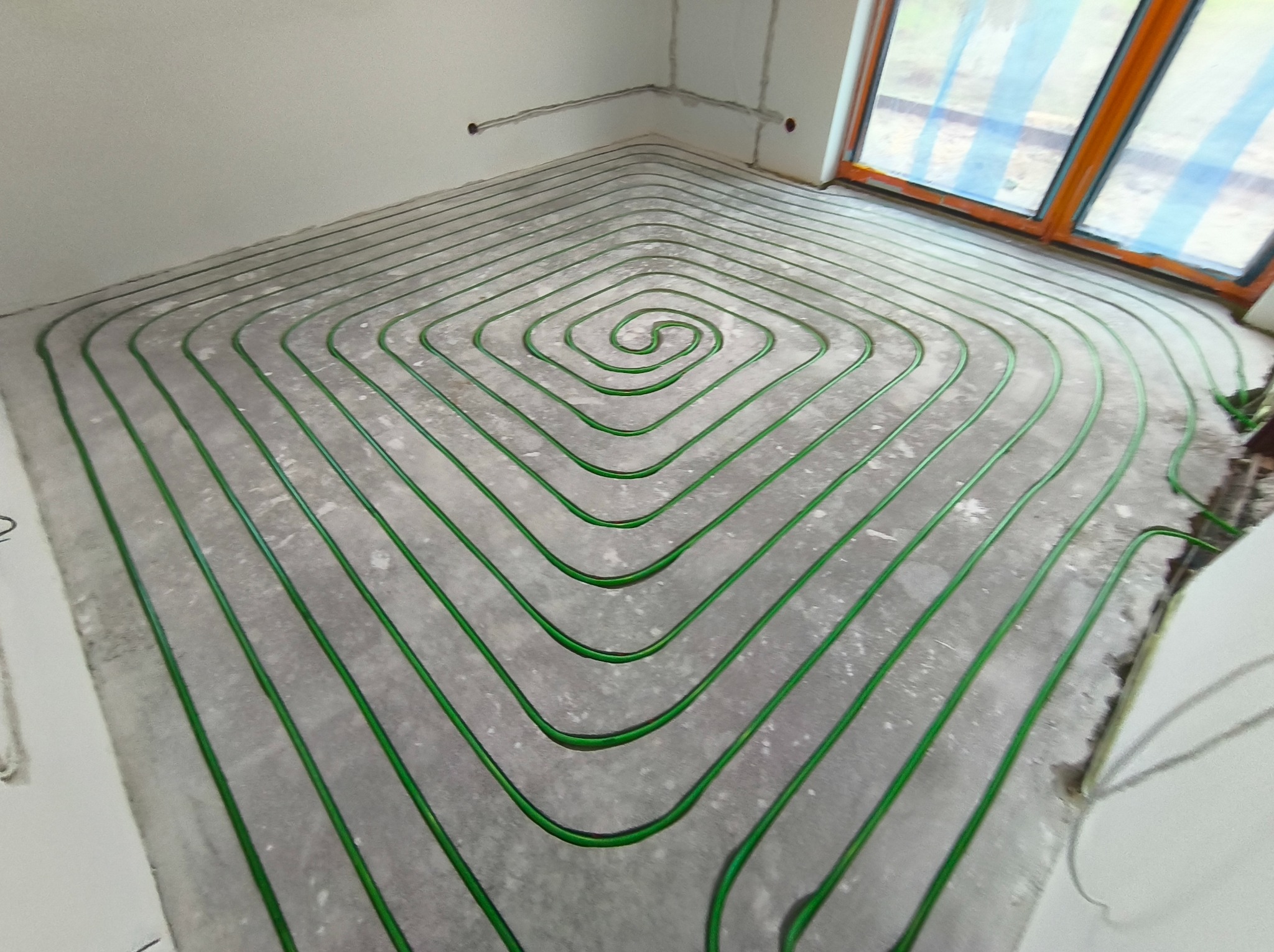 Modernizacja - frezowana podłogówka