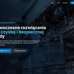 OMDesing - Projekt strony dla firmy wodno-kanalizacyjnej.