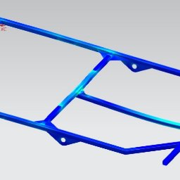 ...oraz wytężenia konstrukcji.