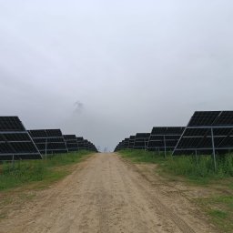 Odbiór konstrukcji na farmie fotowoltaicznej o mocy ok 25 MW