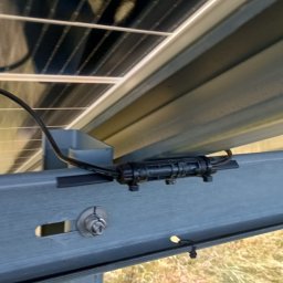 Odbiór techniczny konstrukcji pod panele fotowoltaicze - autor projektu konstrukcji Marcin Szleger