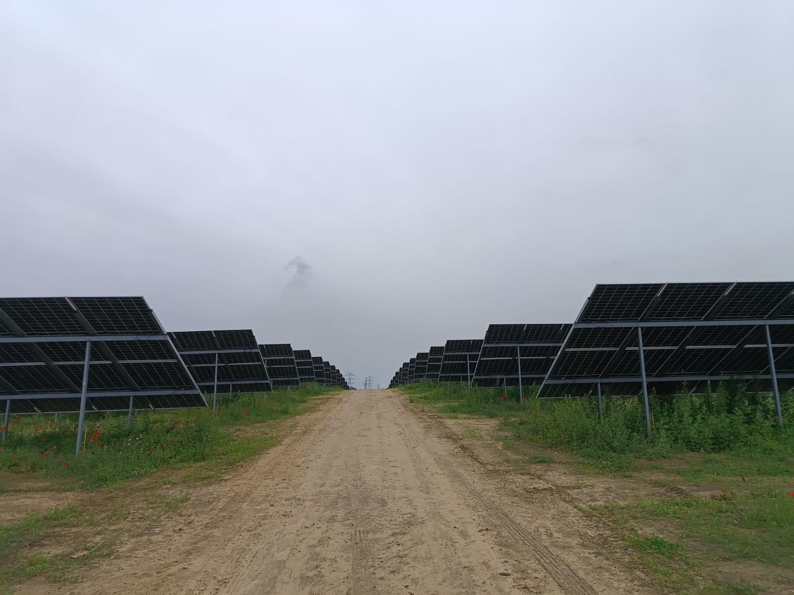 Odbiór konstrukcji na farmie fotowoltaicznej o mocy ok 25 MW