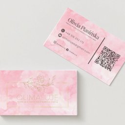 Pozłacane wizytówki