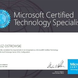 Microsofe certified technology specialist