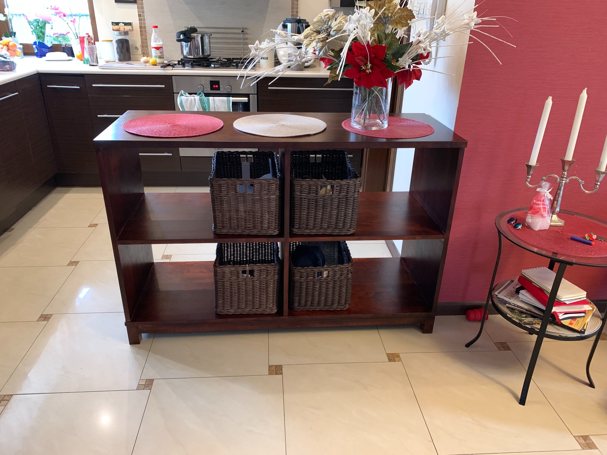 Wyspa, drewno lite bejcowane olejowane