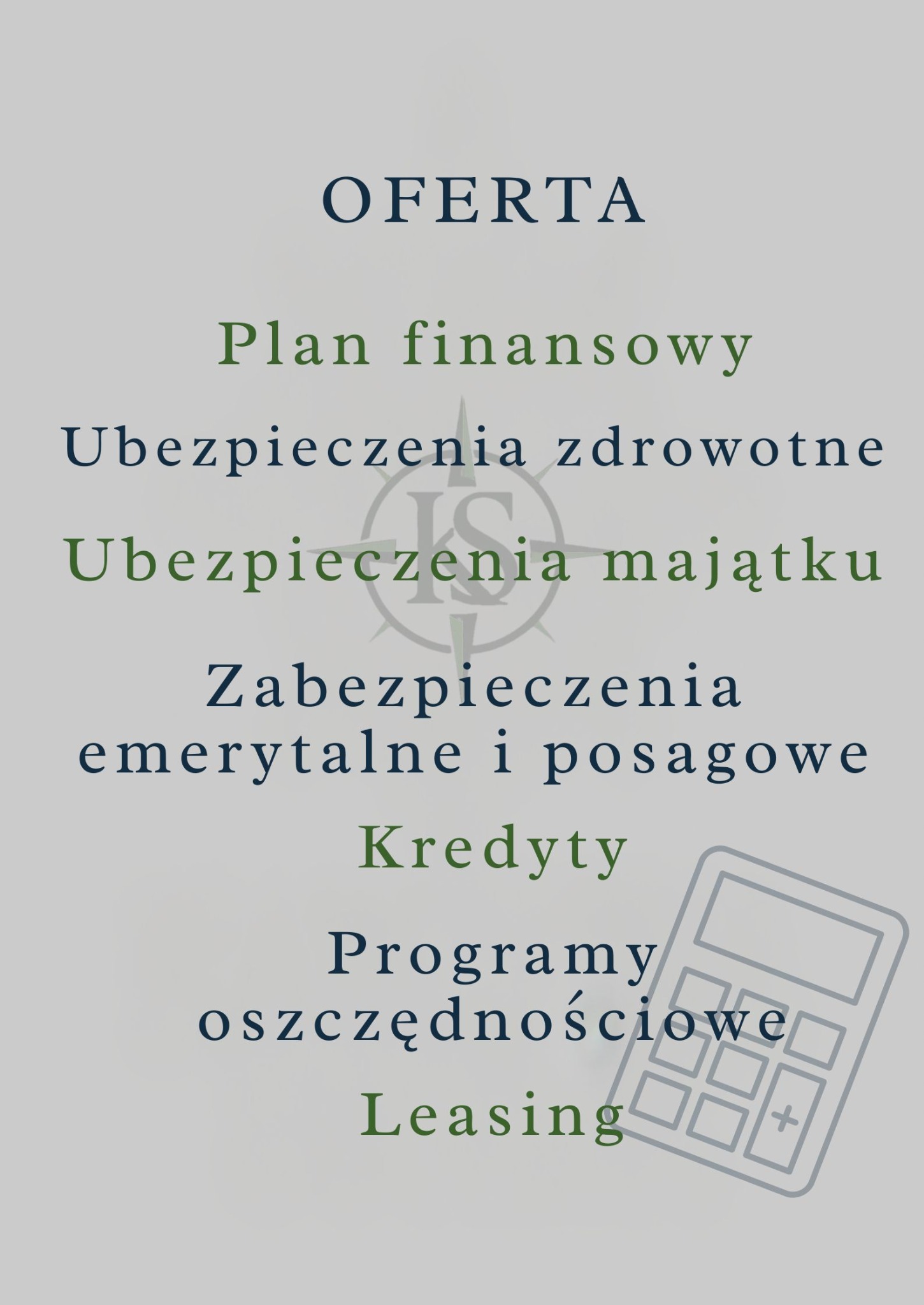 Pełna obsługa klienta. Zapraszam na bezpłatną konsultację w sprawach finansowych.