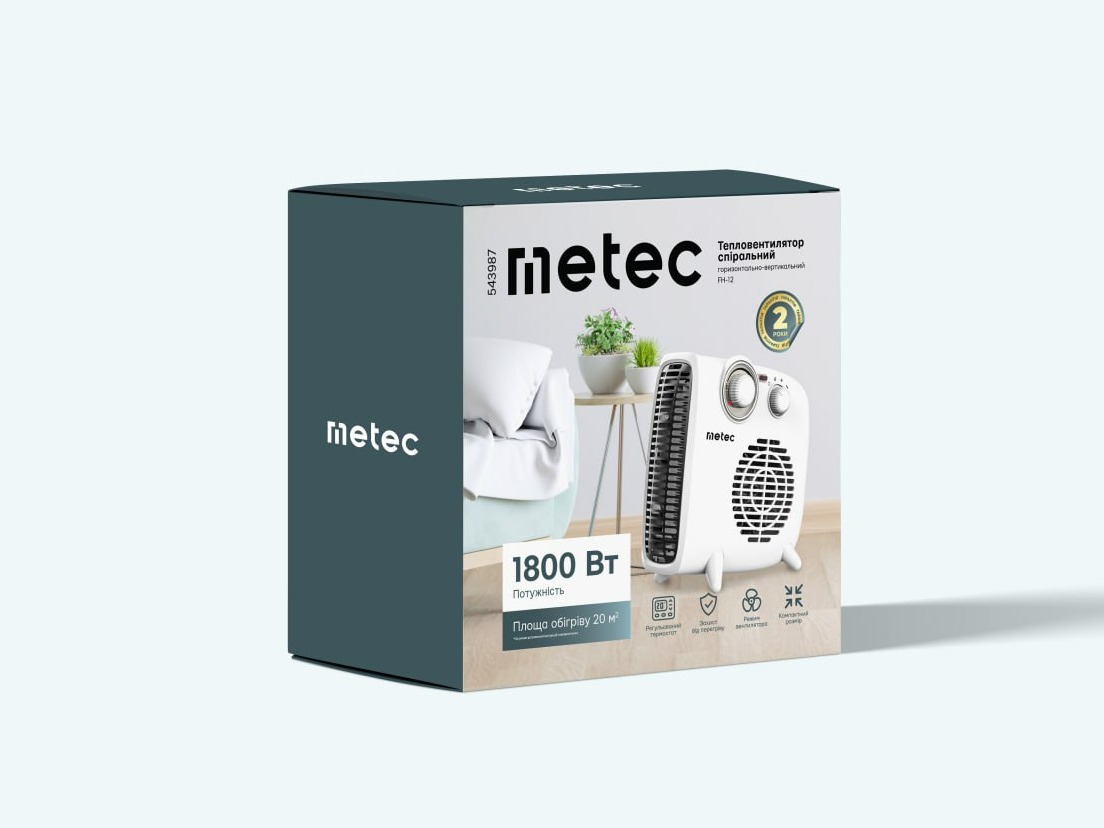 Projekt logo i identyfikacji wizualnej dla marki Metec.