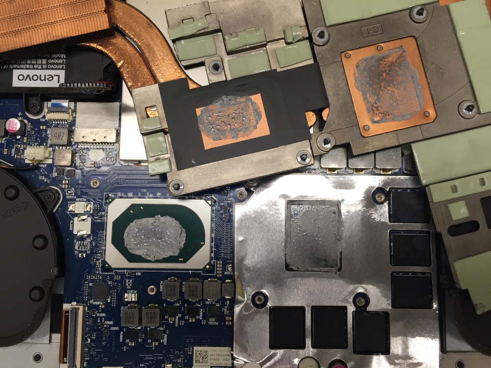 Wymiana pasty na procesorze laptopa