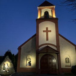 Wymiana instalacji oświetlenia zewnętrznego parafia w zębowie