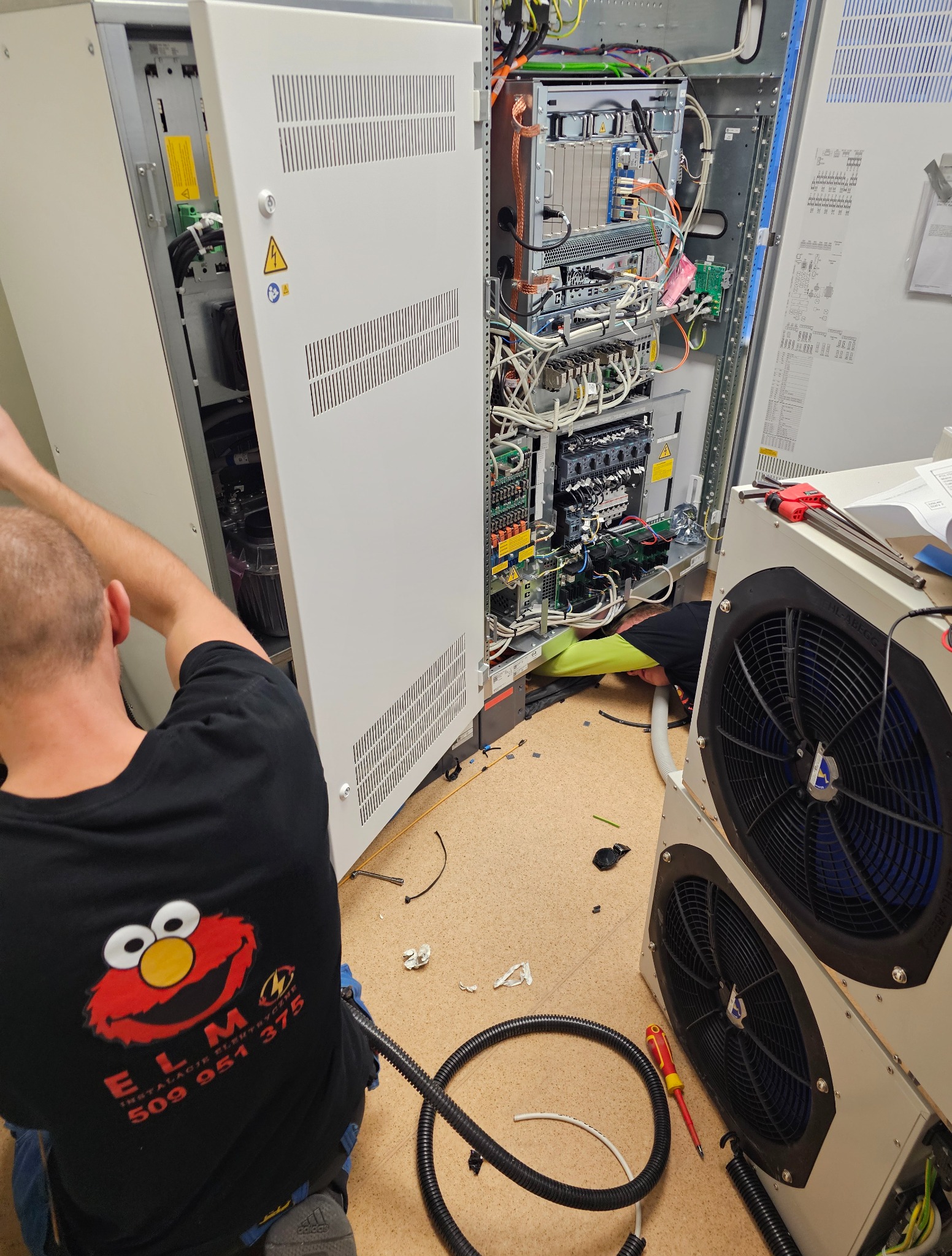 Montaż andiografu szpital Strusia Poznań