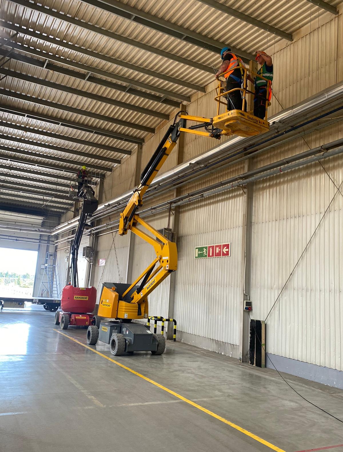 Zasilanie nowej linii produkcyjnej fabryka kartonów tfp Kórnik