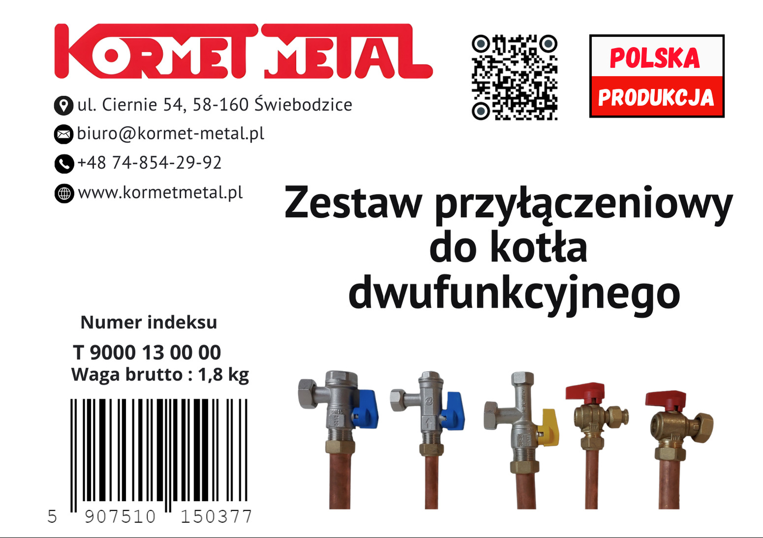 Etykieta produktowa ( Projekt + Wydruk )