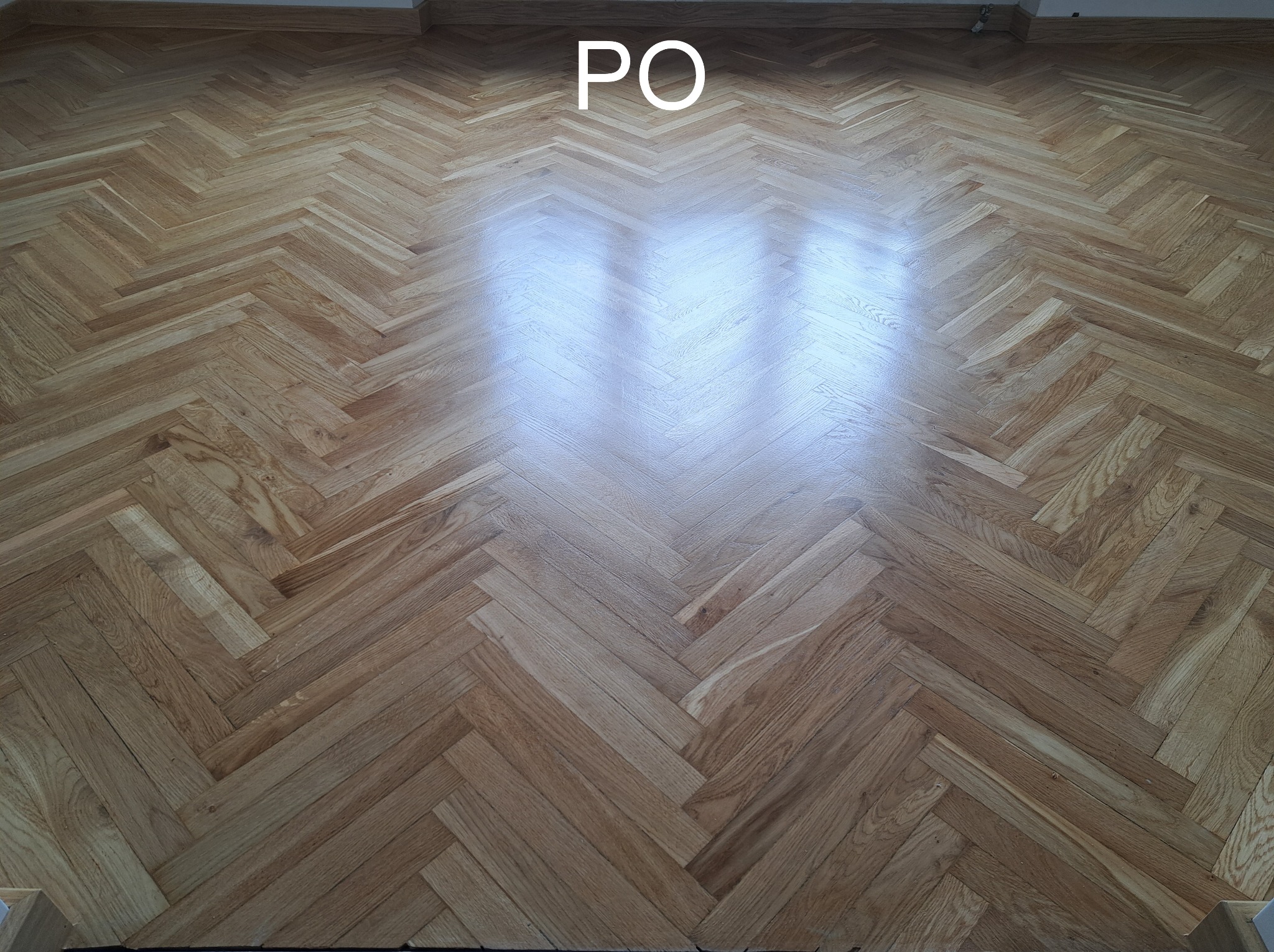 Po renowacji parkietu Dębowego