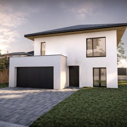 Projekt domu jednorodzinnego we Włochach z uzyskaniem decyzji o warunkach zabudowy.