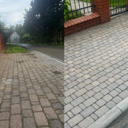 Mycie kostki brukowej Skoczów 2