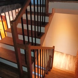 Schody drewniane Łapanów 4