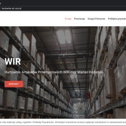Nowa strona internetowa hurtowni kosmetyczno-chemicznej WIR