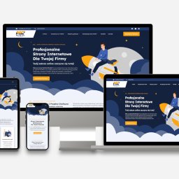 Prezentacja zrealizowanej rozbudowanej strony WWW na różnych urządzeniach - MattCraft Studio