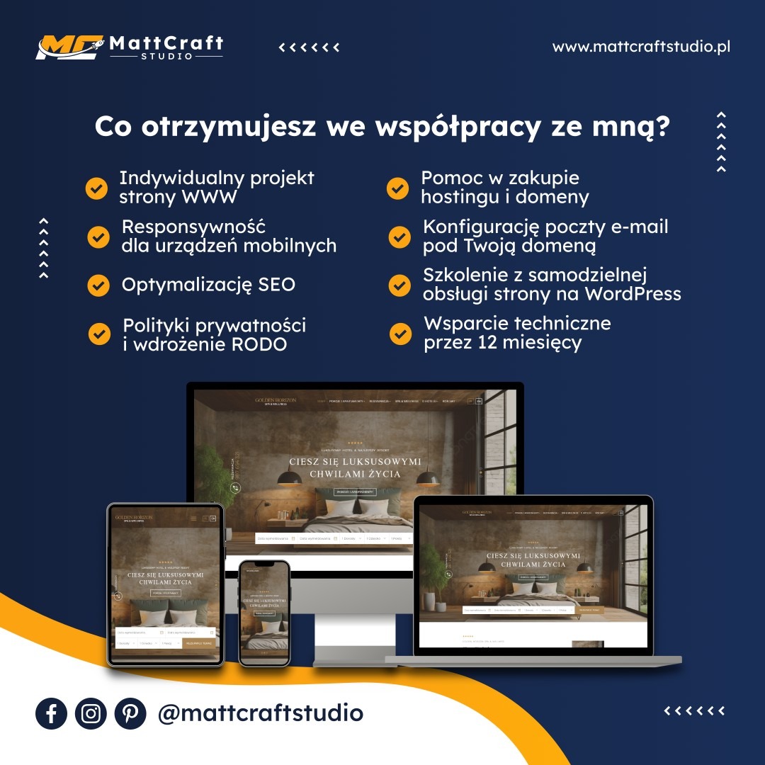 Korzyści dla klientów ze współpracy z MattCraft Studio