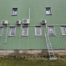 MEGAZORD - Montaż klimatyzacji TCL dla klienta w Katowicach (2 klimatyzatory 7kW na halę magazynową)
