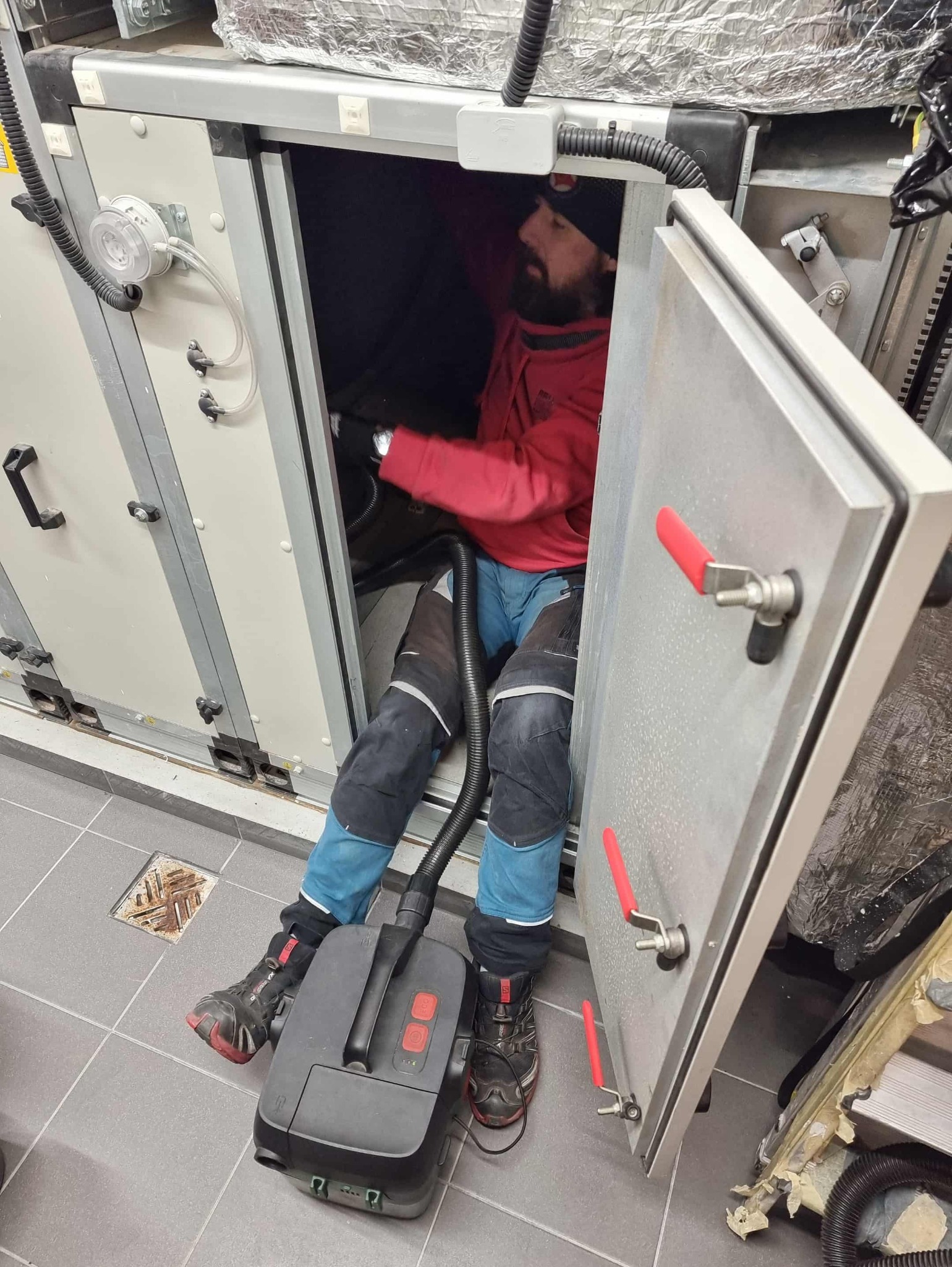 Serwis centrali wentylacyjnej dla naszego klienta w Katowicach