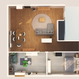 Projektowanie mieszkania Dąbrowica 4