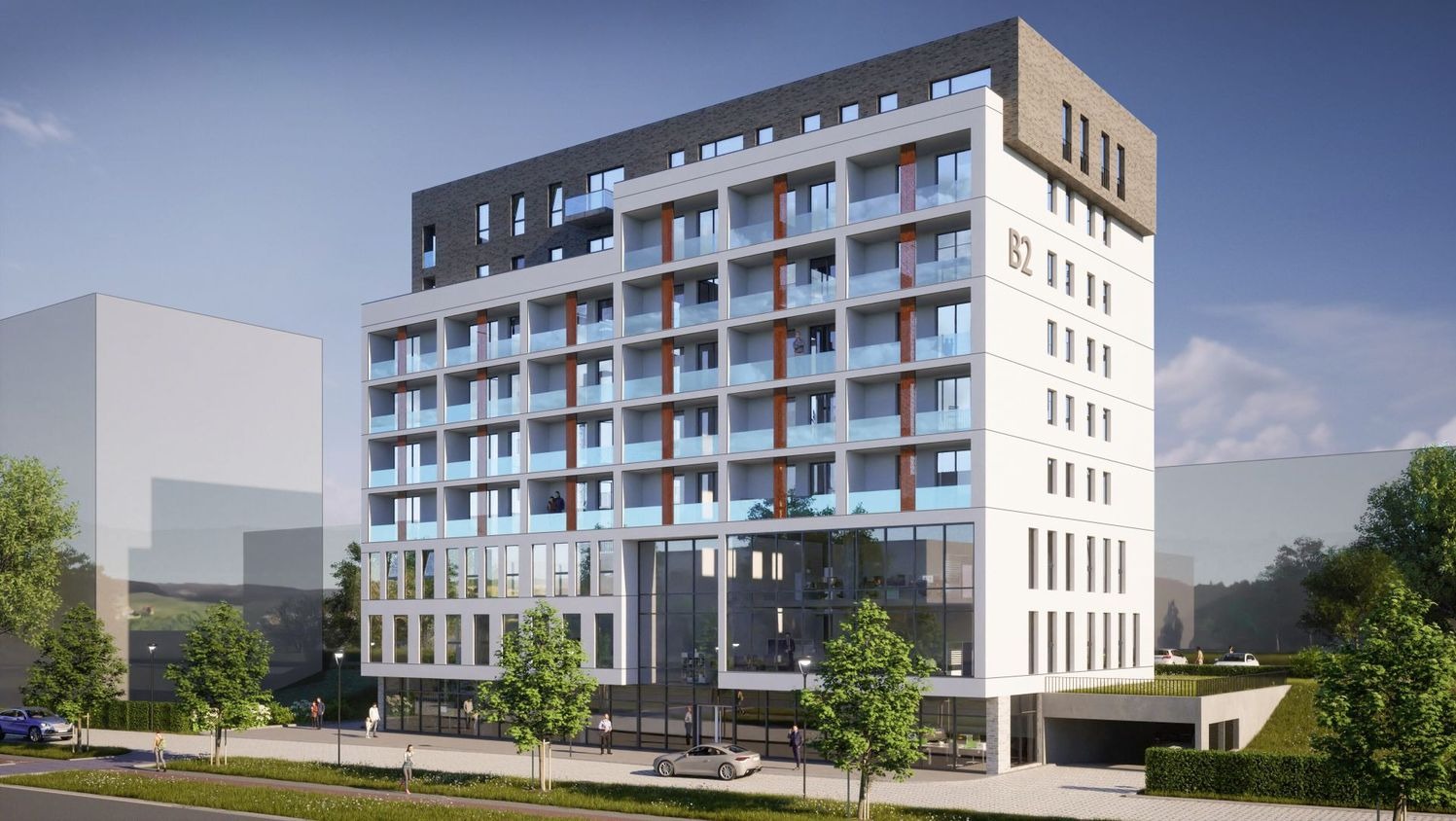 budowa SSO budynku wielorodzinnego 'Tarasy Sobieskiego B2' w Słupsku