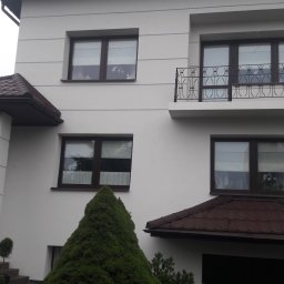 Elewacja z zastosowaniem listw boniowych 