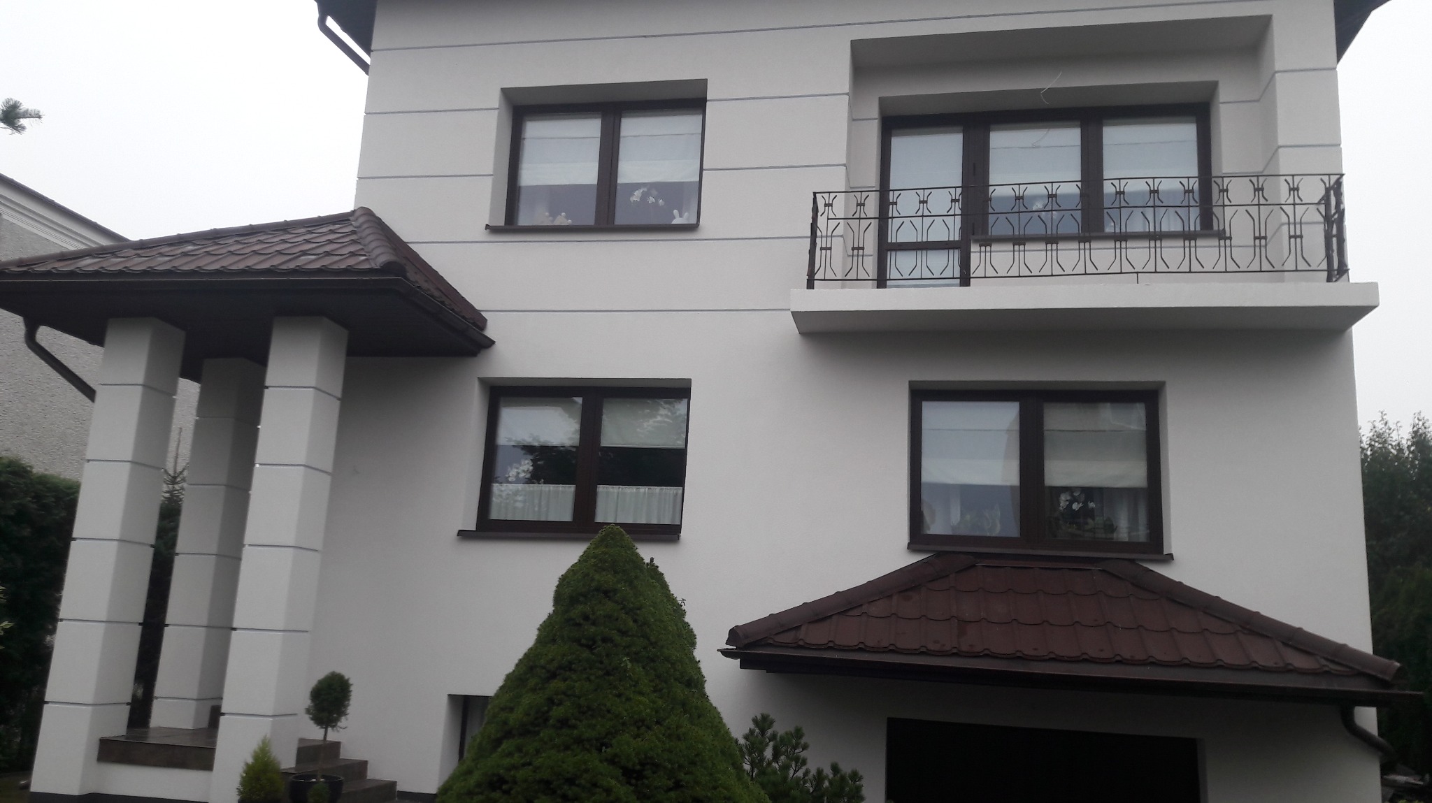 Elewacja z zastosowaniem listw boniowych