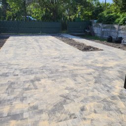 Układanie kostki brukowej Piasek 1