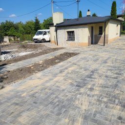 Układanie kostki brukowej Piasek 2