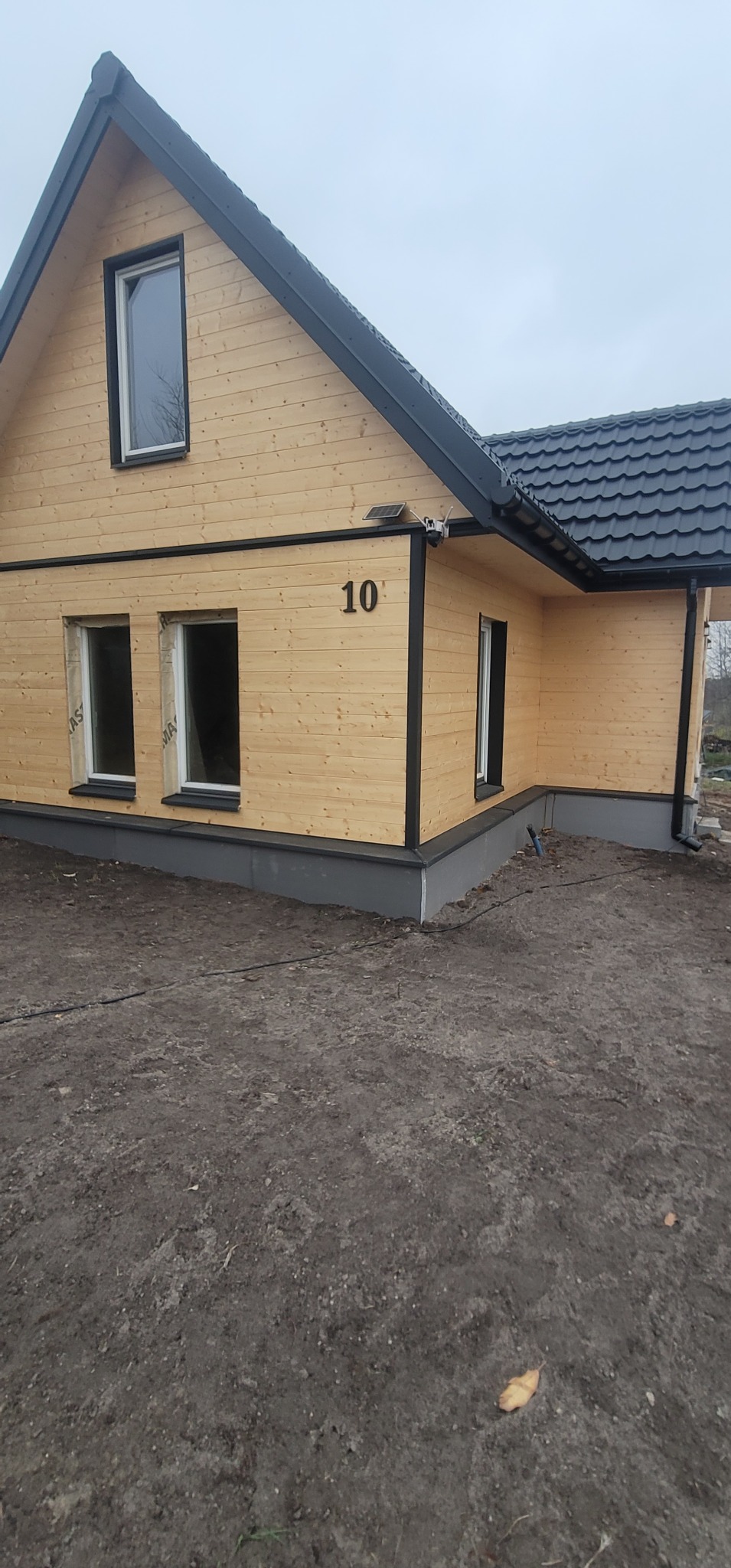 Drewniany dom po całkowitej modernizacji