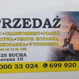 Sprzedaż żwiru I piasku transport od 1t do 20t - Pierwszorzędne Wykopy Tuchola