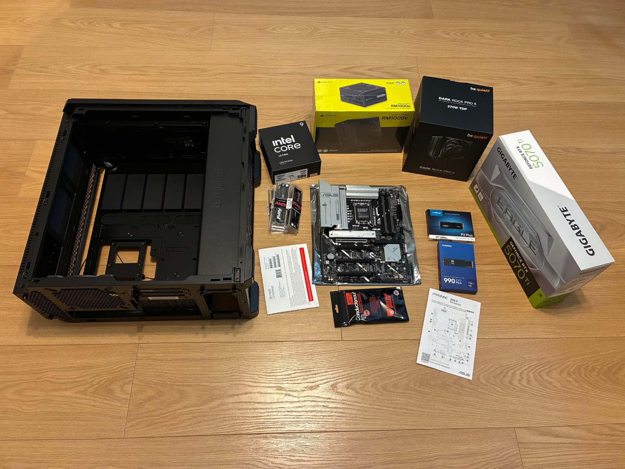 Części dla komputera do grafiki #D i montażu filmów.