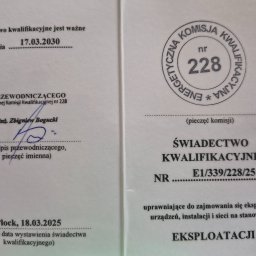 Posiadam uprawnienia SEP