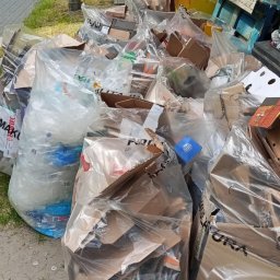 ilośc makulatury jaką zastałem aby ją wywieść
