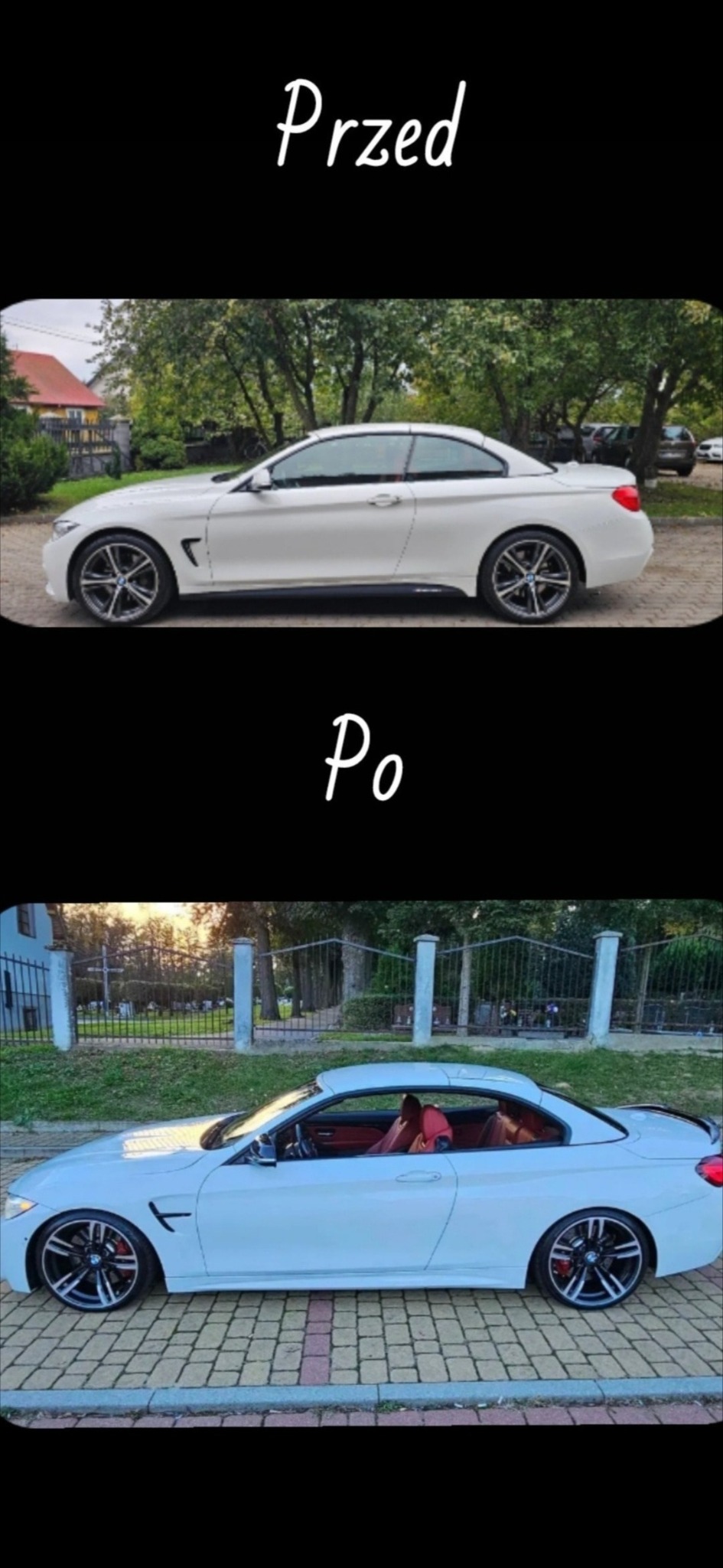 Przed i Po piękny efekt, a jeśli chcecie Też coś zmienić w swoim aucie Zapraszamy