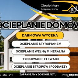 RPGO SP. Z O.O. - OCIEPLENIA CELULOZĄ - ELEWACJE - NAPRAWY DACHU PO KUNACH - Ocieplanie elewacji Rzeszów